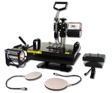 Combo manual heat press machine 8in1