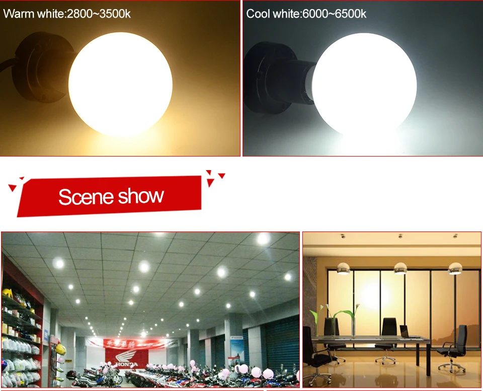LED Bulb Light  E27 Lamp 5W 10W 100-240V SMD2835 Filament Lights Globe Bulbs (5)