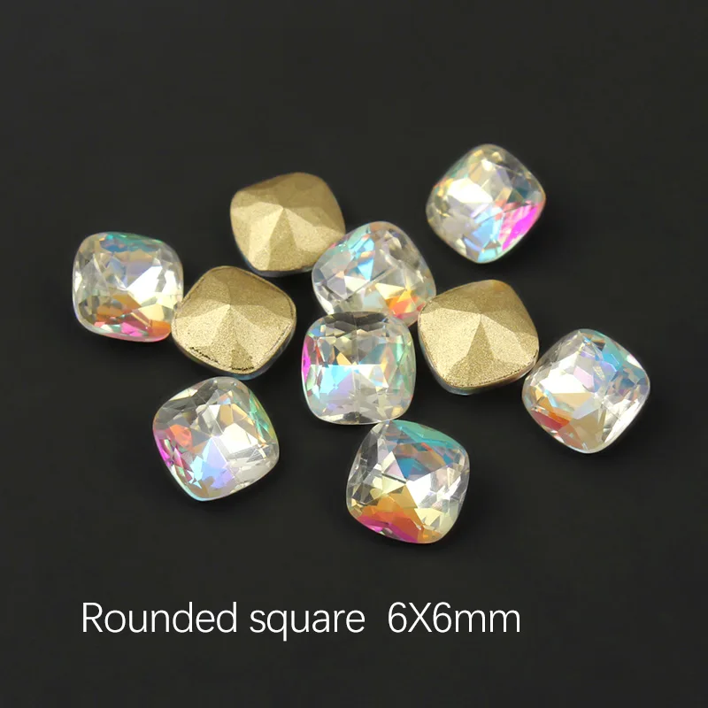 Rounded square 6x6mm
