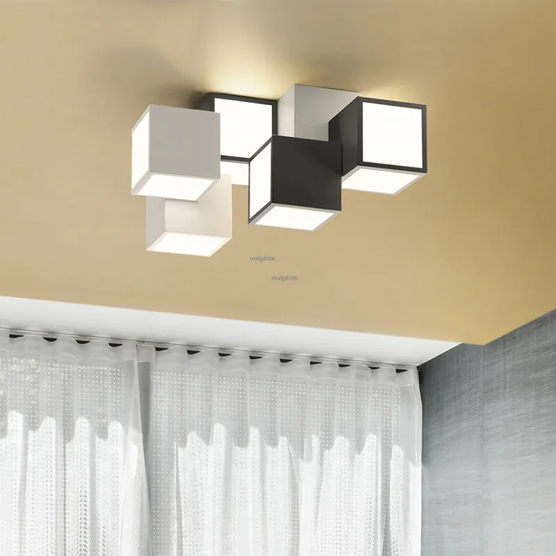 

Modern Lighting Light Fixture Creative Magic Cube Design Pendnat Lamp Nordic Simple Home Decor Pendant Lights Kitchen Fixtures
