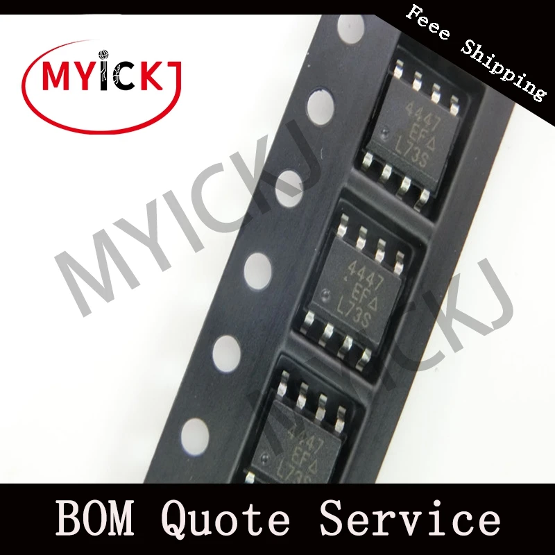 10 шт SI4447DY микросхема P-Channel 40-V (D-S) MOSFET 8-SOIC 4447 | Лампы и освещение