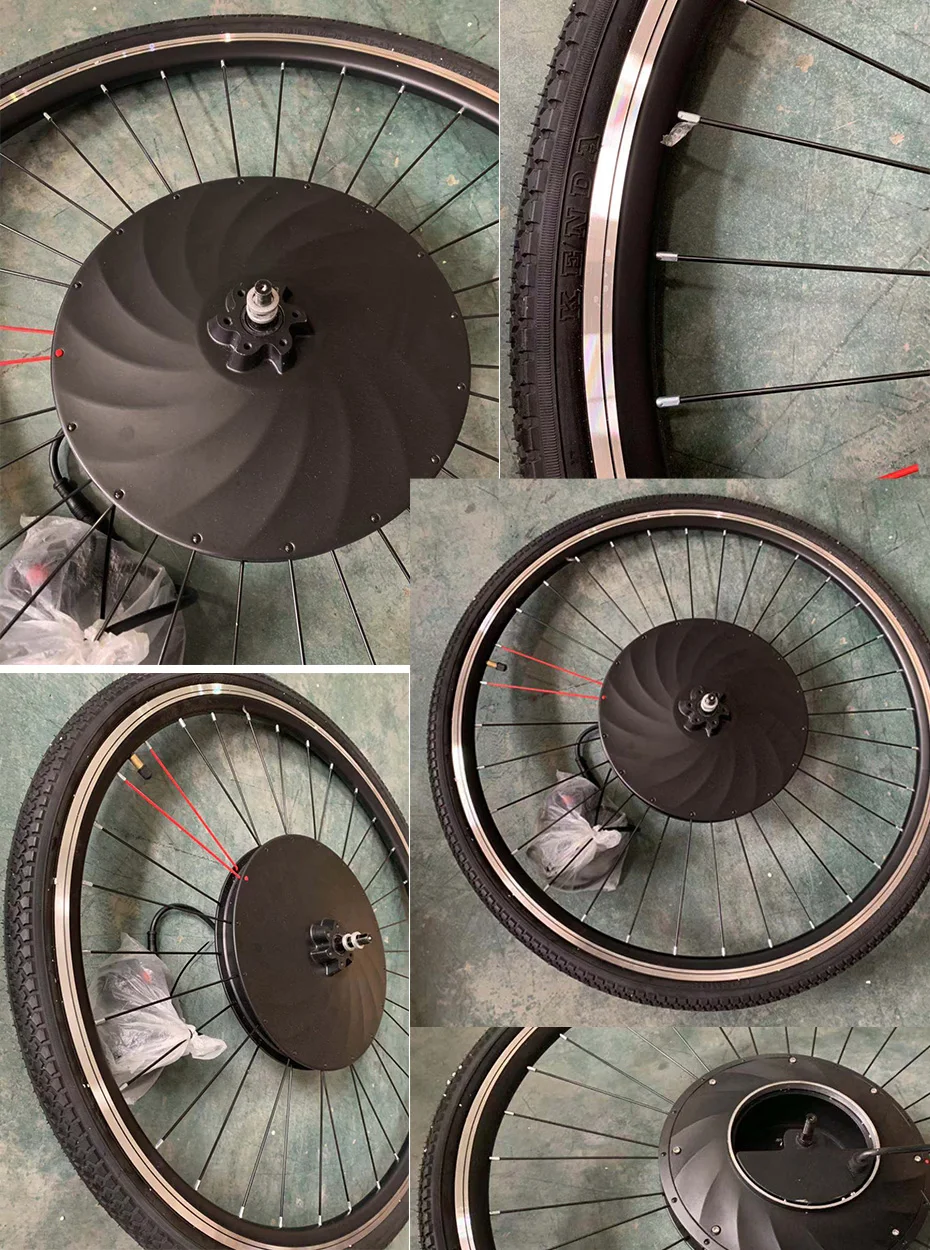 Clearance iMortor Electric Motor Wheel Electric Bike Conversion Kit with Battery All in one Kit Eelectric Bicycle Motor Ebike Motor Wheel 15