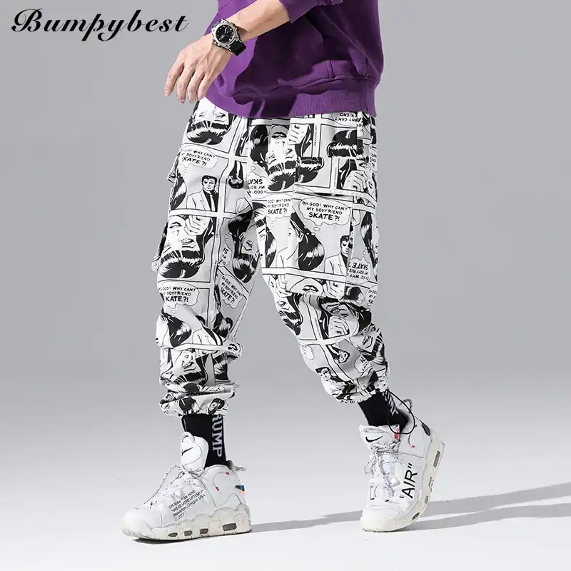 Bumpybeast мужские спортивные штаны и джоггеры весна осень повседневные хлопковые