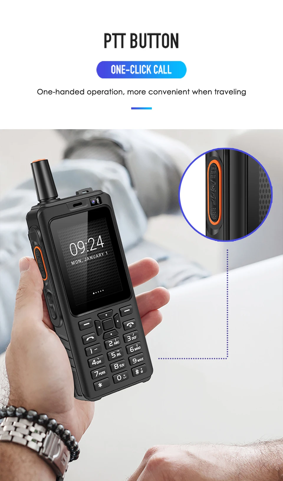 UNIWA Alps F40 мобильный телефон Zello Walkie Talkie IP65 Водонепроницаемый gps 4G gps смартфон MTK6737M четырехъядерный 1 Гб+ 8 Гб мобильный телефон