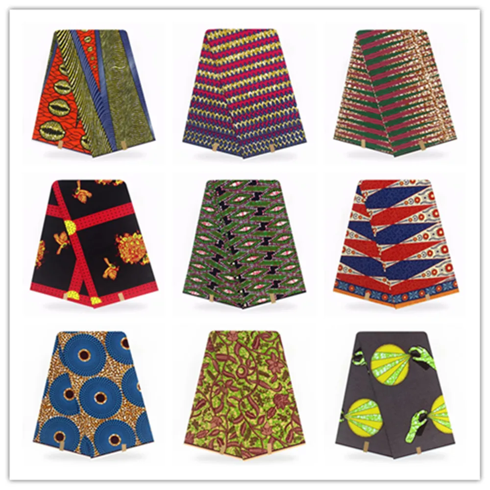 

veritable wax hollandais guaranteed real dutch wax high quality pagne super wax hollandais african ankara sewing fabric YG23