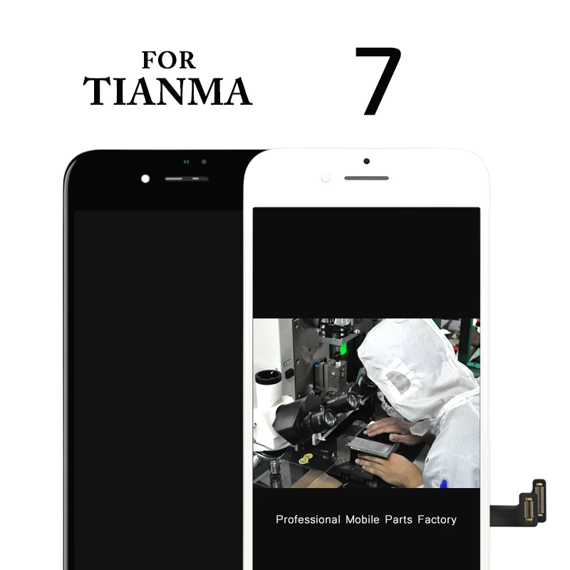 100% хорошая работа 5 шт. для TianmaTOP качество iPhone 7 ЖК-экран с сенсорным экраном