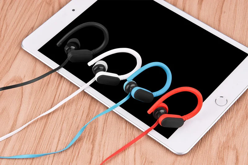 New Sale Sport Ear Hook Headphones Earphone Super Bass Stereo Headset With Microphone Comfortable to Wears Running for Phones