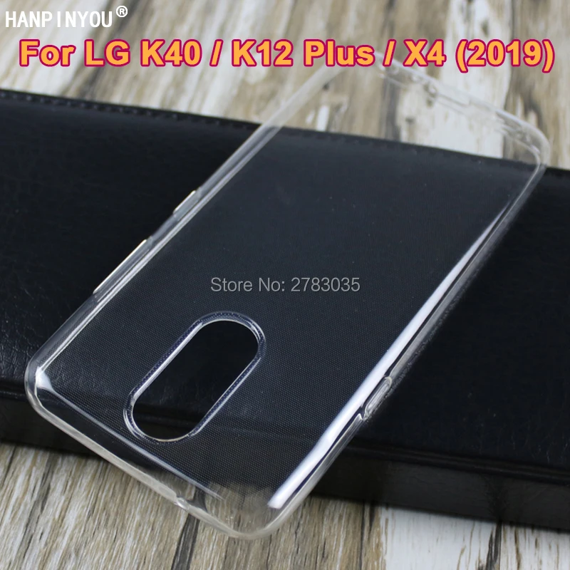 

For LG K40 / K12 Plus / X4 (2019) 5.7" Slim Crystal Clear Transparent Soft TPU Back Case Protection Skin Camera Protect Cover