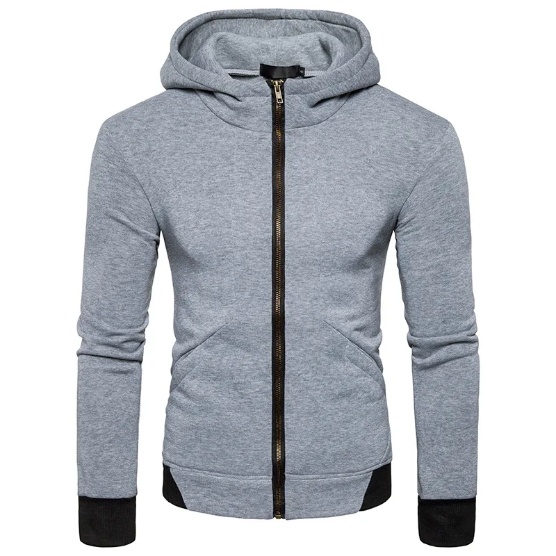 2017 New Fashion Hoodies Brand Men Hoded Zipper Sweatshirt Male Hoody ...