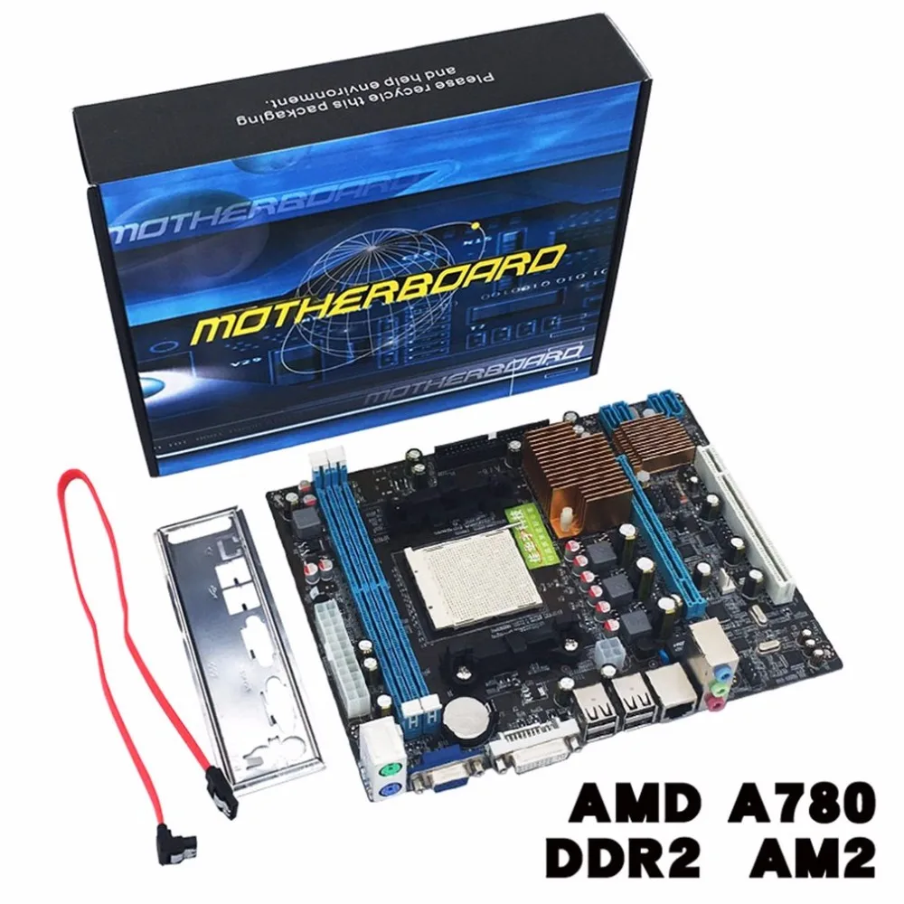 A780 Desktop Computer Motherboard 780G Mainboard Support DDR3 Memory Dual Channel AM3 CPU 16G Memory Storage