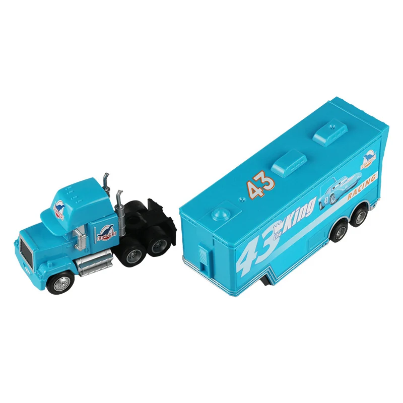 Disney Pixar Cars 2 3 игрушка Молния Маккуин Джексон шторм Мак UncleTruck King 1:55 литой металлический игрушечный автомобиль Детский подарок на день рождения - Цвет: King Uncle