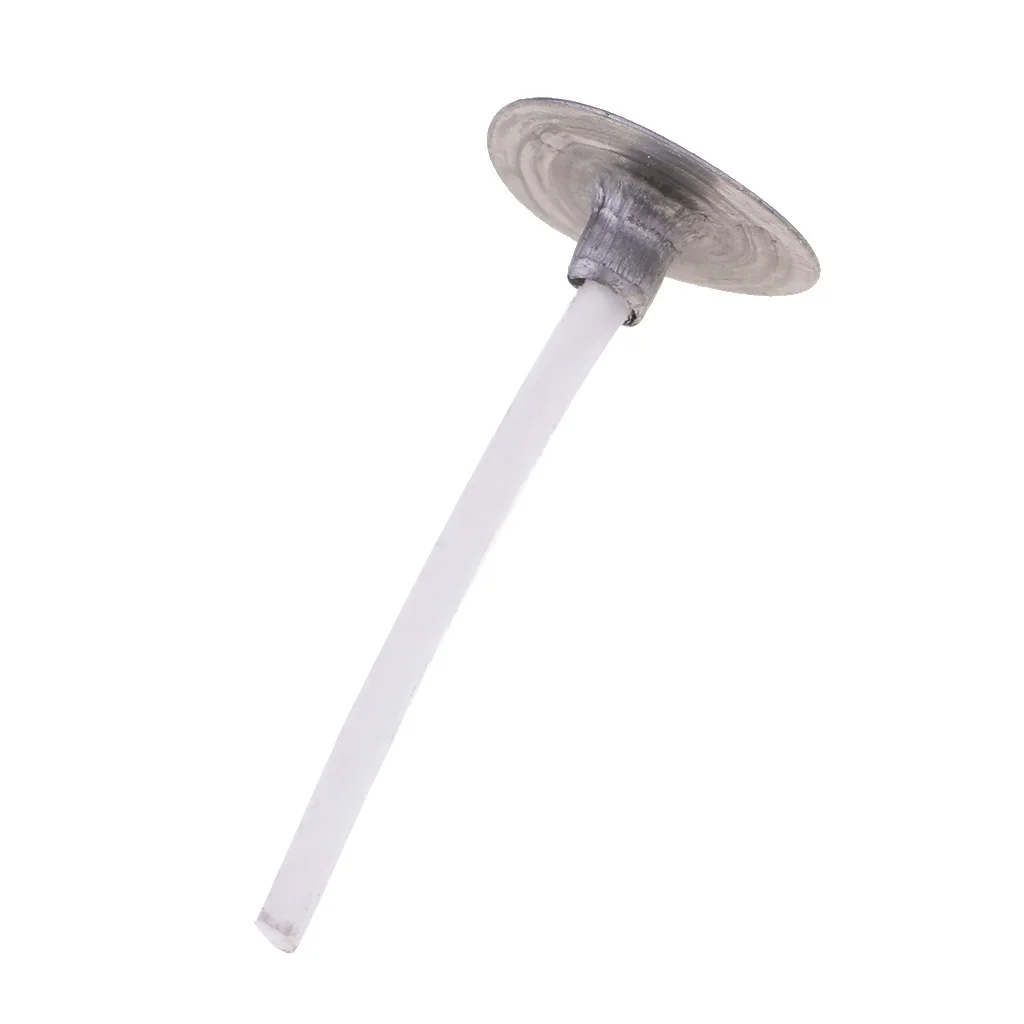 200x Pre-waxed Cotton Candle Wicks and 10x Plastic Clear Round Shaped Tealight Cup Empty Mould, Candle Making Material Kit