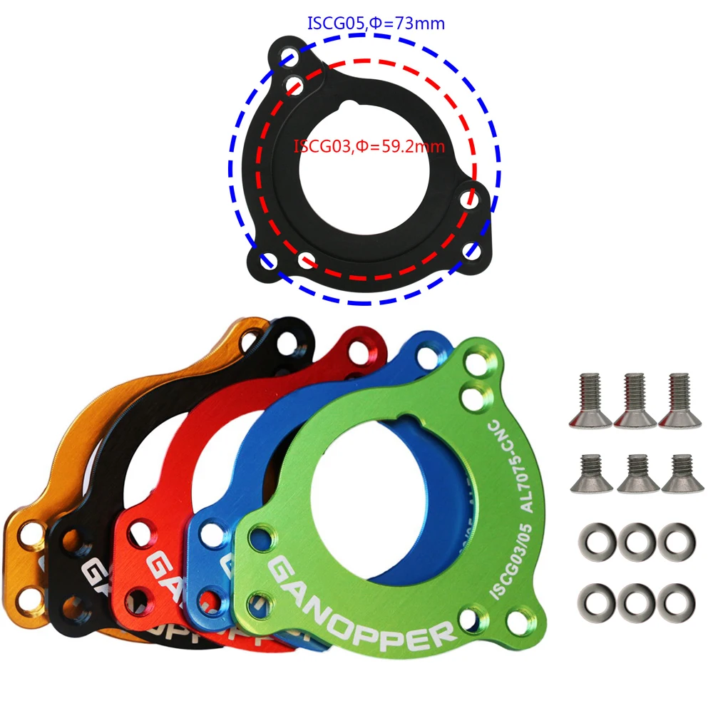 

MTB bike chain guide Adaptor BB mount Adapter for ISCG or ISCG05 to E-type Conversion Seat Bottom Bracket Fit MRP with Screws