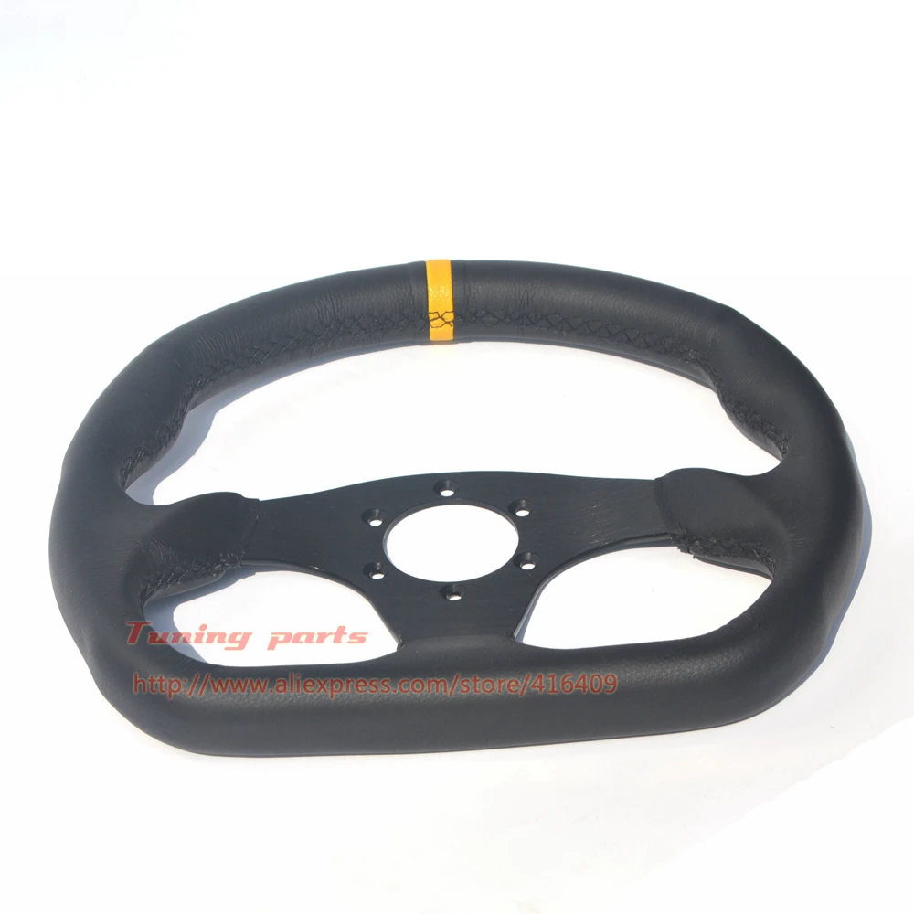 D leather car stgeering wheel  (1)