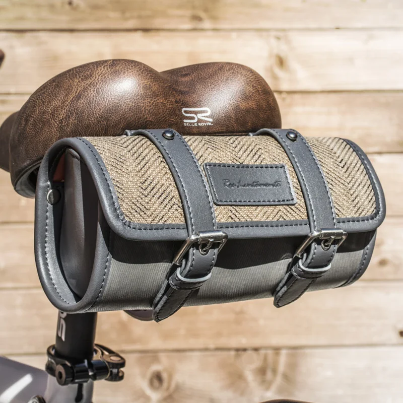 England Retro Bicycle Backpack Cycling Bike Basket Bicycle Bag Rear