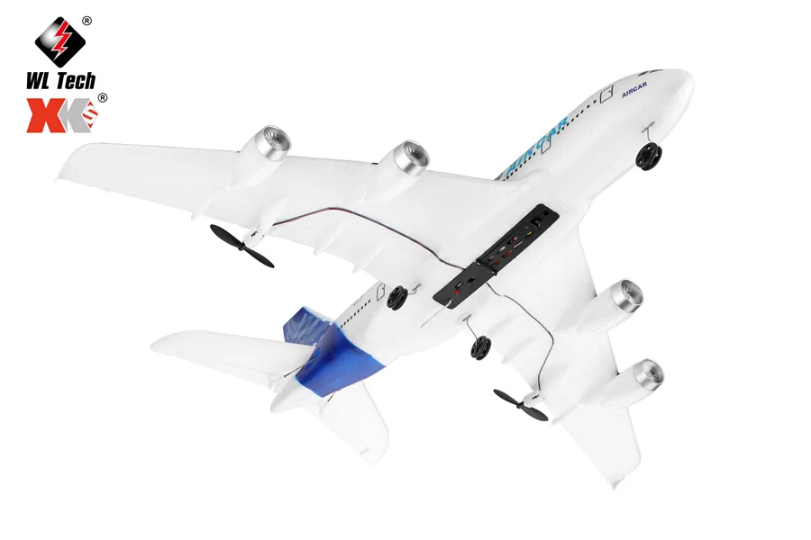 Wltoys XK A120 Airbus A380 модель дистанционное управление самолетом 2,4 г 3CH EPP RC самолет с фиксированным крылом RTF RC Wingspan игрушка Эван