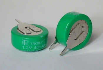 

NE Button Cell 30H WITH Solder feet NiMH 1.2V Rechargeable Coin Battery