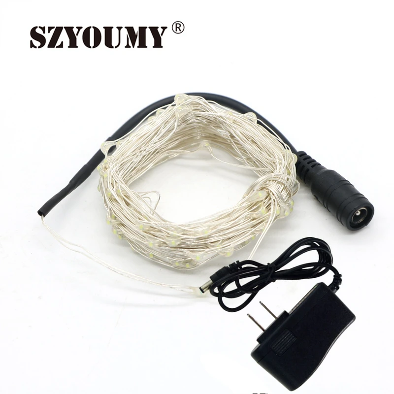 SZYOUMY 5M 50Leds Copper Wire Waterproof LED String Light Starry Lights