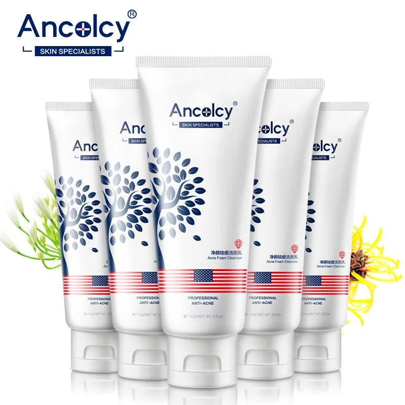 Ancolcy Amino Acid Cleansing Milk Anti Acne pimples Cleanser Deep