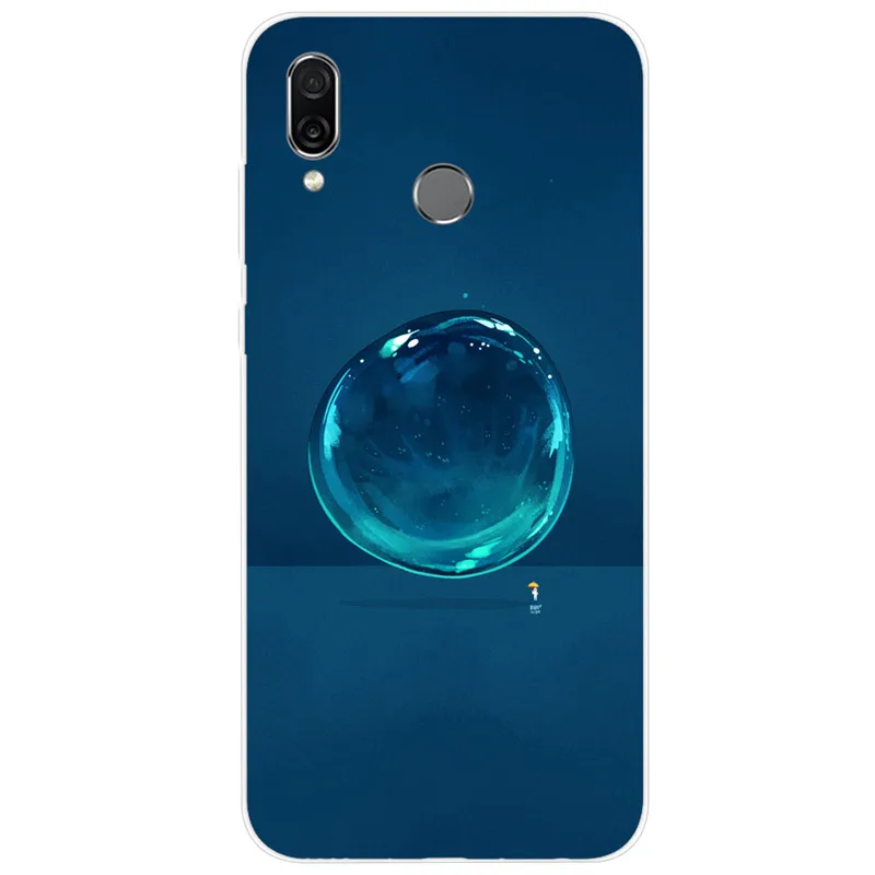Chic Floral & Animal Print Soft TPU Silicone Case for Huawei Honor Play - 6.3 Protective Phone Cover