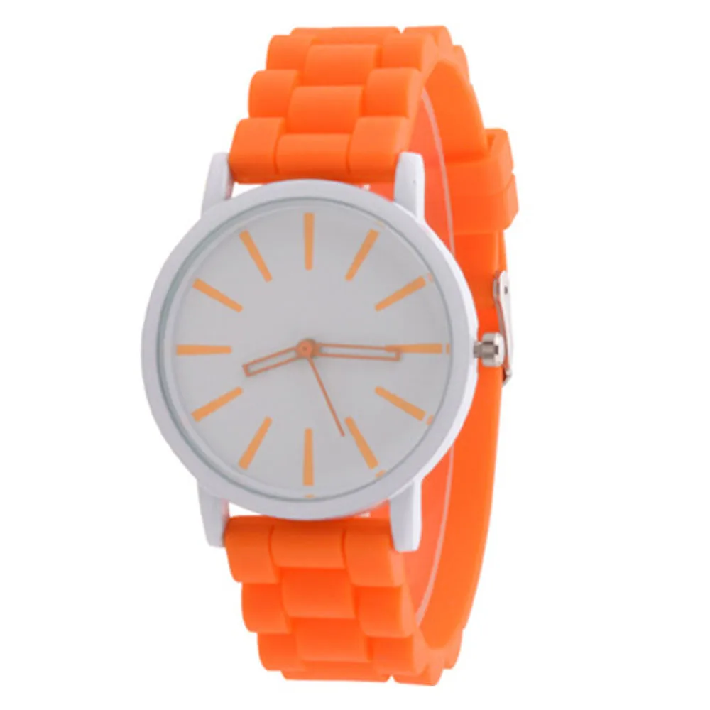 Силиконовые часы для женщин спортивные гелевые Аналоговые кварцевые наручные часы мужские унисекс резиновые часы белые Relogio Reloj dames