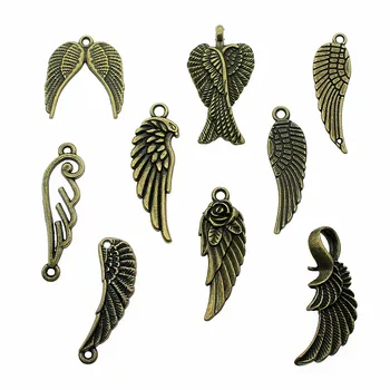 

15pcs Wing Antique Bronze Color Wing Charms Charms Wing Connector Jewelry Findings DIY For Jewelry Making Charms