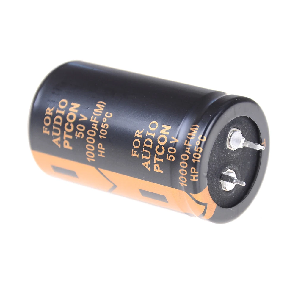 New Electric Capacitors Aluminum Electrolytic Capacitor 10000uF 50V KMQ Series 30x50mm 50V 10000uF AUDIO Capacitor