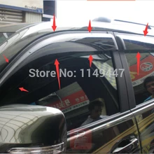 4 шт. защитный козырек окна для Toyota Prado FJ150 2010 2011 2012 2013