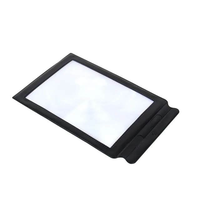 hot sale big a4 full page 3x magnifier sheet large magnifying glass magnifying glass sheet reading