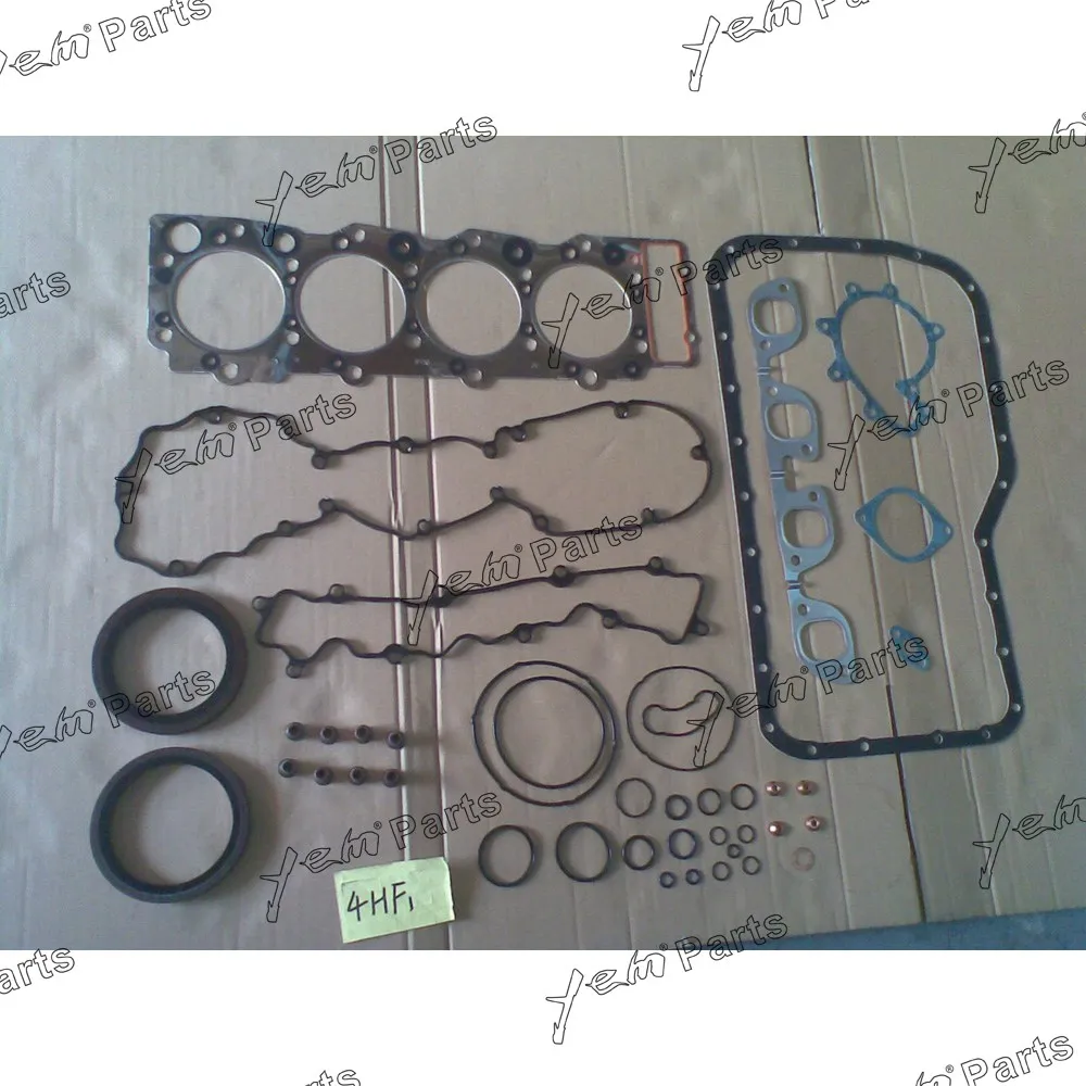 For Isuzu engine parts 4HF1 full gasket set with cylinder head gasket AliExpress