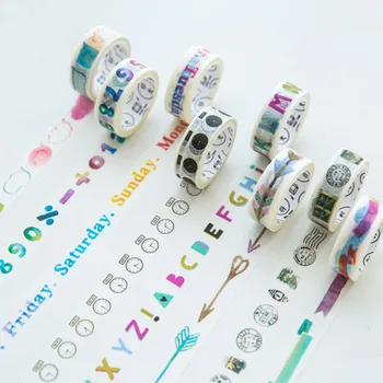 

1 Pcs Cute 1.5cm*7m Function Watercolor Decorative Washi Tape DIY Scrapbooking Masking Tape Stationery School Supply