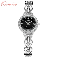 KIMIO 2016 Classic Bracelet Rhinestone Quartz Watch Elegant Excessive High quality Girls Girls Watches Waterproof Montre Femme 6039