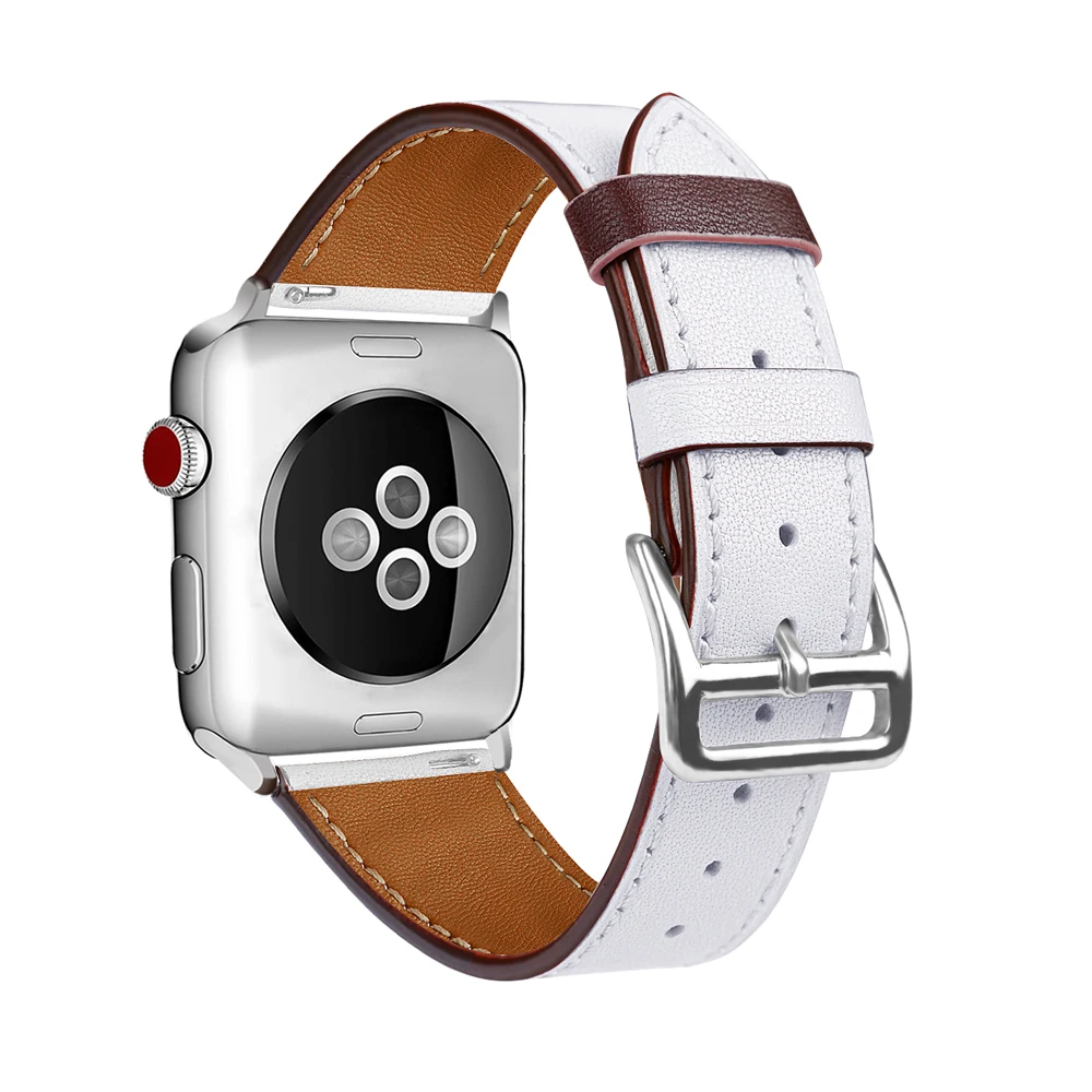 Кожаный ремешок для apple watch Band apple watch 4 3 band 42 мм 38 мм 44 мм/40 мм iwatch band correa браслет ремешок для часов