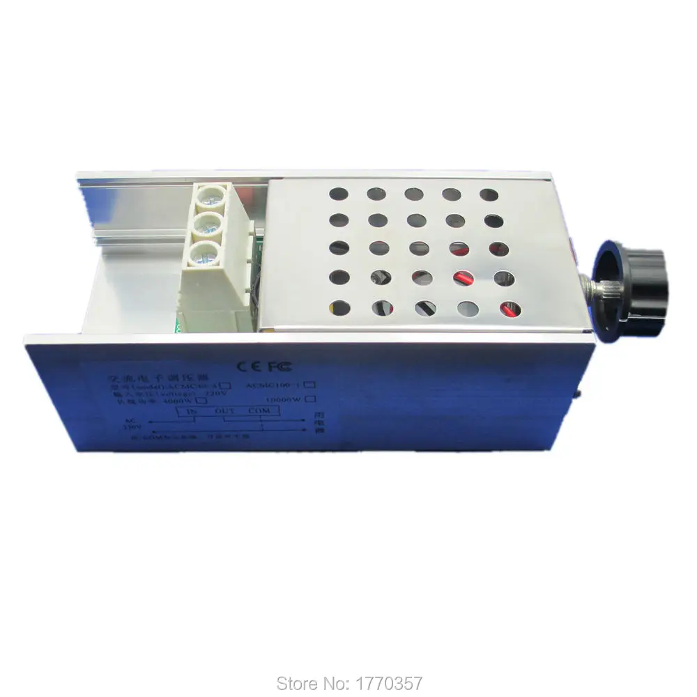 

1PCS high power SCR Motor Speed Controller Voltage Regulator Dimming attemperation thermoregulation PWM Modulation 220VAC 10000W