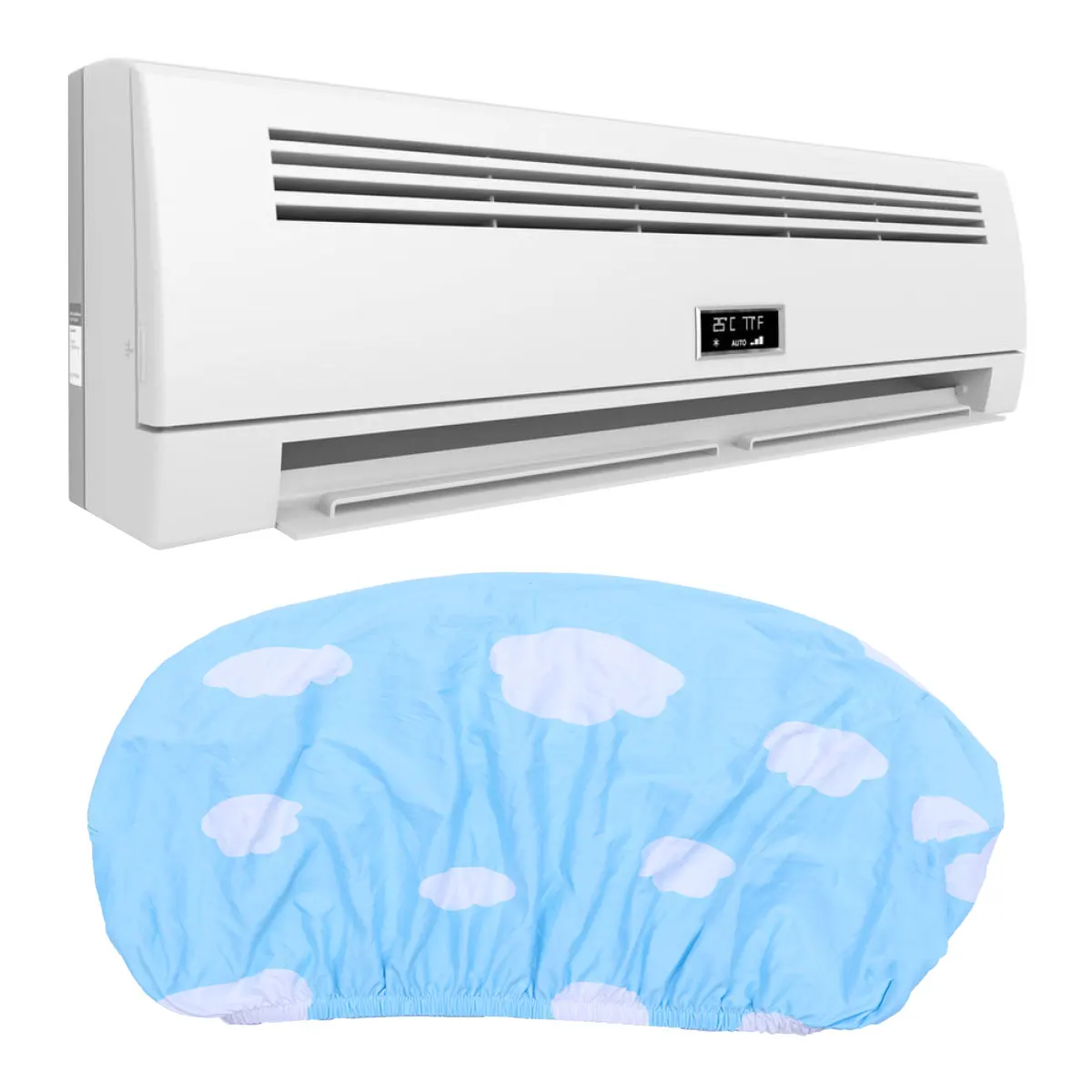 1pcs Air Conditioner Dust Cover Full Inclusive Home Indoor Decorative
