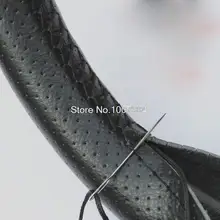 Кожа автомобиля рулевое колесо Крышка для Geely EMGRAND EC7 EC715 EC718 рулевого намотка на руль