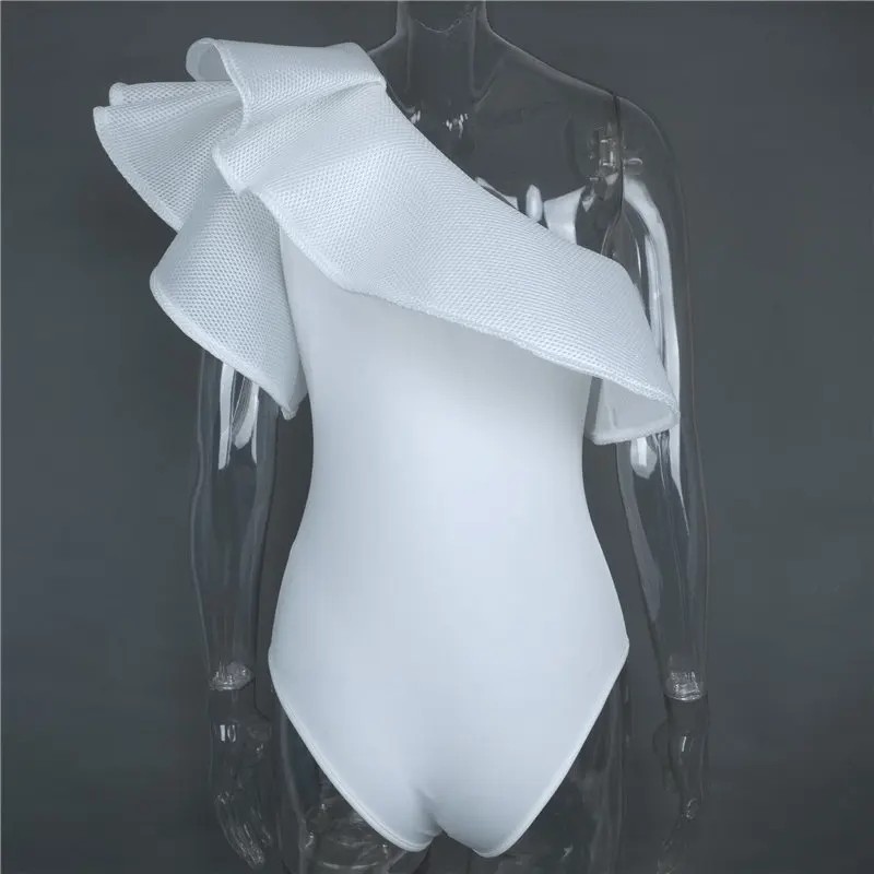 Buenos Ninos 2016 Stacked Ruffles Sleeve Solid White Black Women Rompers Off Shoulder Sexy Beach Bodysuits 40 Buenos Ninos 2016 Stacked Ruffles Sleeve Solid White Black Women Rompers Off Shoulder Sexy Beach Bodysuits 40