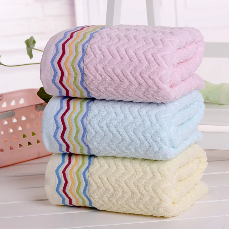 

Vieruodis 100% Cotton Bath Towel Absorbent Soft Bathroom Towel Travel Fabric Quick-Drying Outdoor Sports Swimming Towels