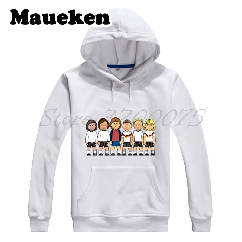 Мужские толстовки с капюшоном Legends Beckenbauer Schumacher Klinsmann Lothar Matthaus Karl Heinz Rummenigge Gerd Muller