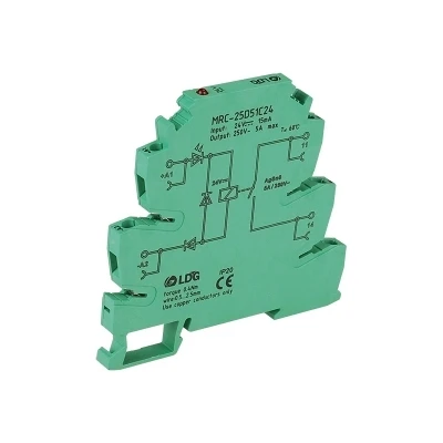

1pc MRC-25D51C24 ultra-thin relay intermediate relay 24V 5A relay module