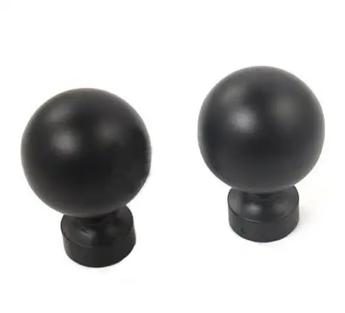 

(For 28-30mm Bar)Black Ball Rome curtain rod decorative head curtain parts