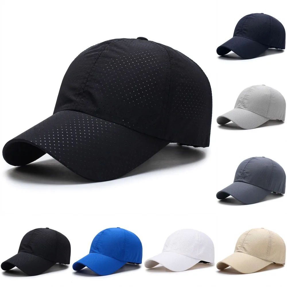 

Unisex Men Baseball Cap Women Snapback Hat Adjustable Breathable Summer Gorras Bone Dad Hat Sold Color
