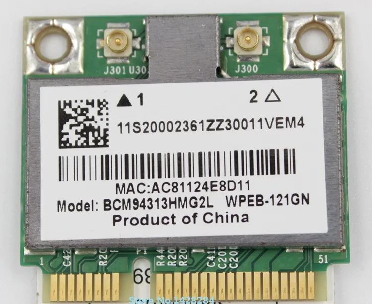 SSEA для BroadCom BCM94313HMG2L BCM4313 Половина Mini PCI-E 802,11 b/g/n карта для IBM lenovo B560 V560 G555 G560 Z560 Z565