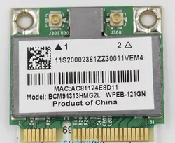 SSEA новый для BroadCom BCM94313HMG2L BCM4313 Половина Mini PCI-E 802,11 b/g/n карты для IBM Lenovo B560 V560 G555 G560 Z560 Z565