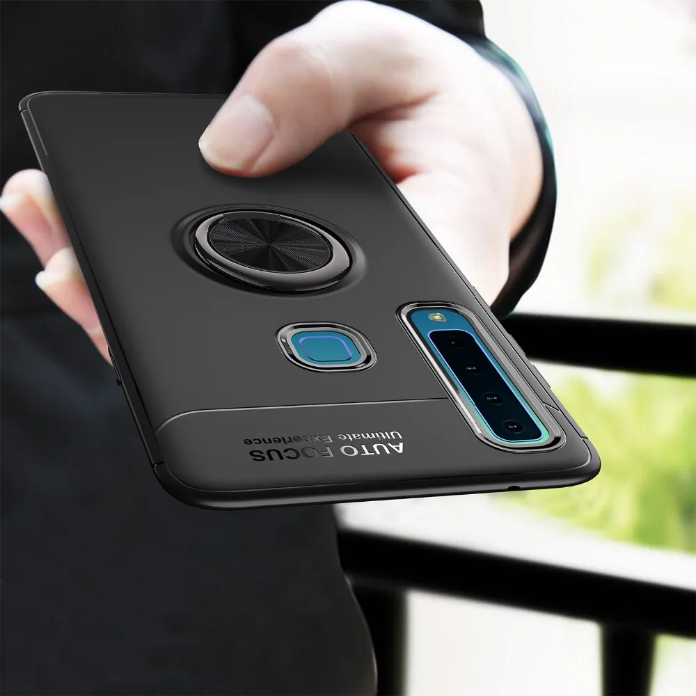 

HYAIZLZ A9s Case for Galaxy A9 2018 TPU Hidden Kickstand with Car Magnet A9 Case for Samsung Galaxy A9s Cover Fundas