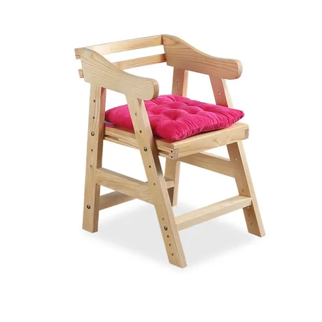 Детский стул сосна твердой древесины детский стул детская мебель регулируемый горячая Новая коллекция одежды для маленьких детей обеденный кресло-шезлонг 45*52*72 см