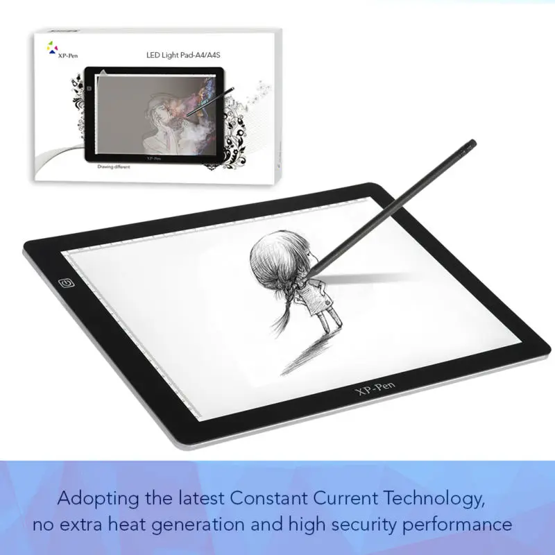 XP Pen A4S 18 LED Tracing Light Pad Light Box Light Pad Track Table Painting Plates
