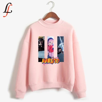

Naruto High Collar Sweatshirt Casual Kpop Turtleneck Harajuku 2019 Hoodies Sweatshirt New Arrival Popular Stylish Clothes