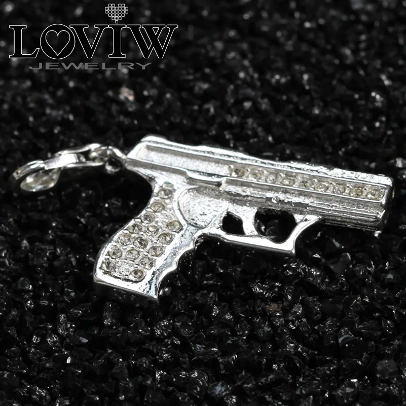 

3D Charm Pistol Gun Silver pendant For Ladies & Men Trendy Gift German thomas sabor DIY Jewellery Fit European Bracelet Breloque