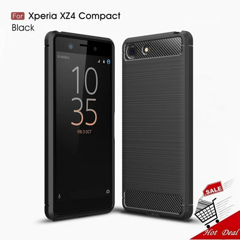 Силиконовый ударопрочный чехол для Sony Xperia XZ4 Compact|Бамперы| |